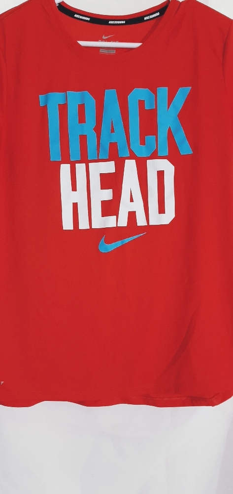 Nike dri fit track head womens shirt size lg